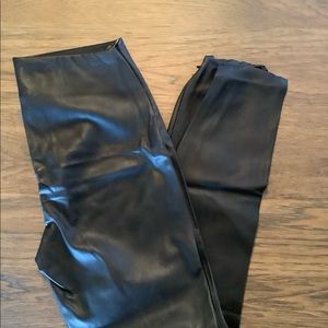 Zara faux leather pants